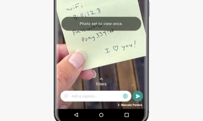 WhatsApp: finalmente arrivano foto e video che si autodistruggono