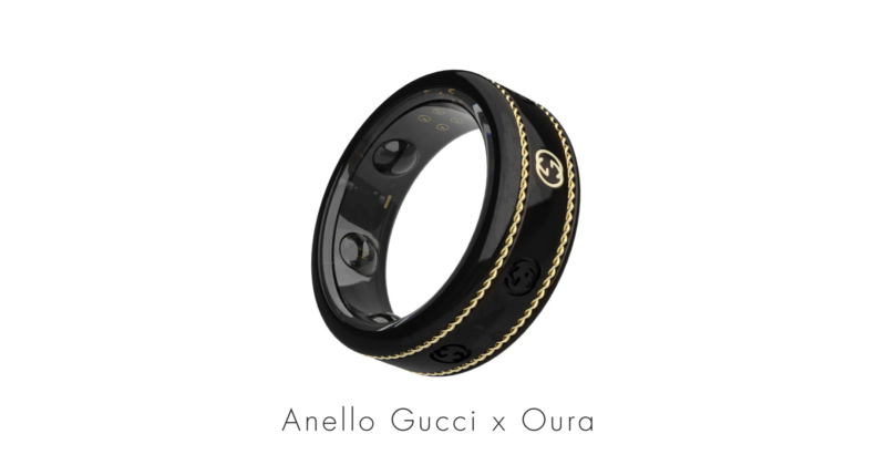 Gucci lancia un anello smart in collaborazione con Oura: ecco il prezzo