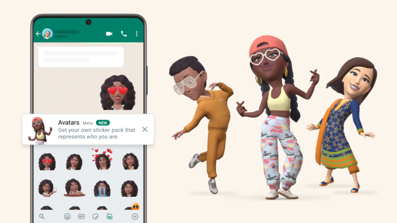 Gli avatar sono ufficialmente disponibili su WhatsApp per tutti
