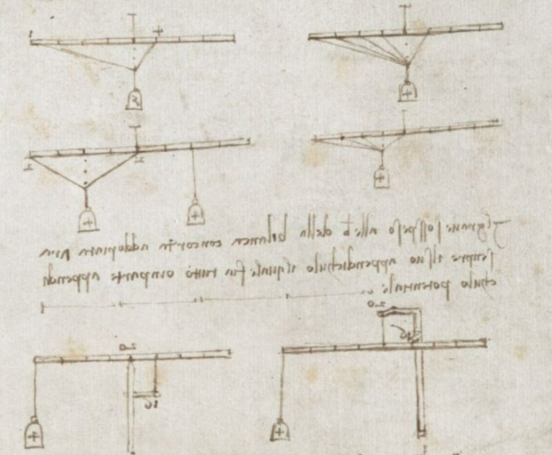 Leonardo Da Vinci: esplorata la gravità come forma d’accelerazione