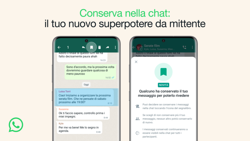 WhatsApp annuncia ufficialmente una novità per i messaggi effimeri