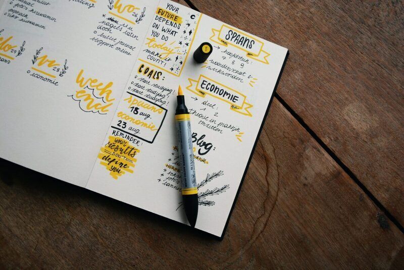 Bullet Journaling: un’organizzazione ottimale per raggiungere i tuoi obiettivi