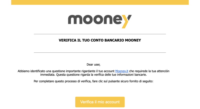 Il tuo servizio di sicurezza non è attivo correttamente: occhio all’e-mail truffa