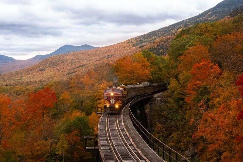 Viaggio incantato con il treno del foliage: un’esperienza attraverso i colori dell’autunno