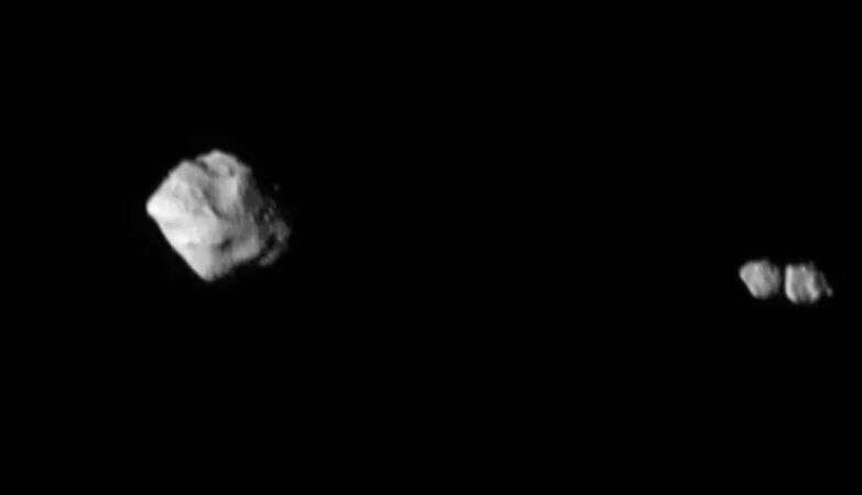 Sonda Lucy rivela il segreto di Dinkinesh: un asteroidale trio con una sorprendente gemella