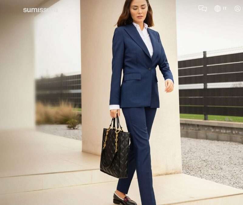 Completo giacca e pantaloni blu Sumissura: eleganza perfetta